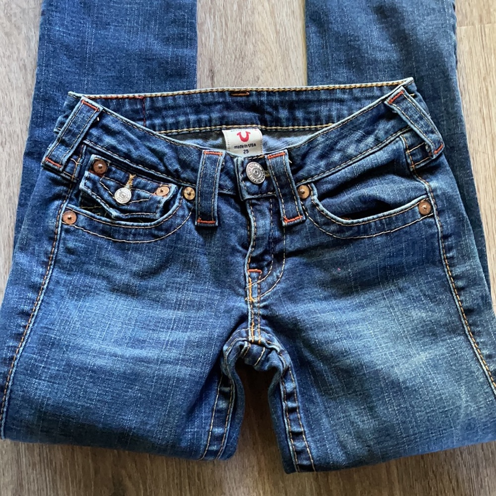 EUC True Religion Julie Skinny Jeans Size 25